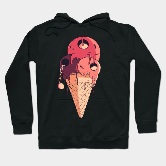 Ice Cream Monster Hoodie by NathanRiccelle